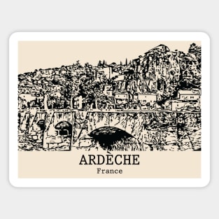 Ardèche - France Magnet